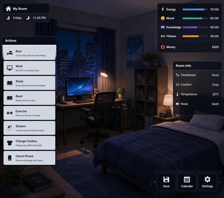 ROOM 日程养成 页面配图 8